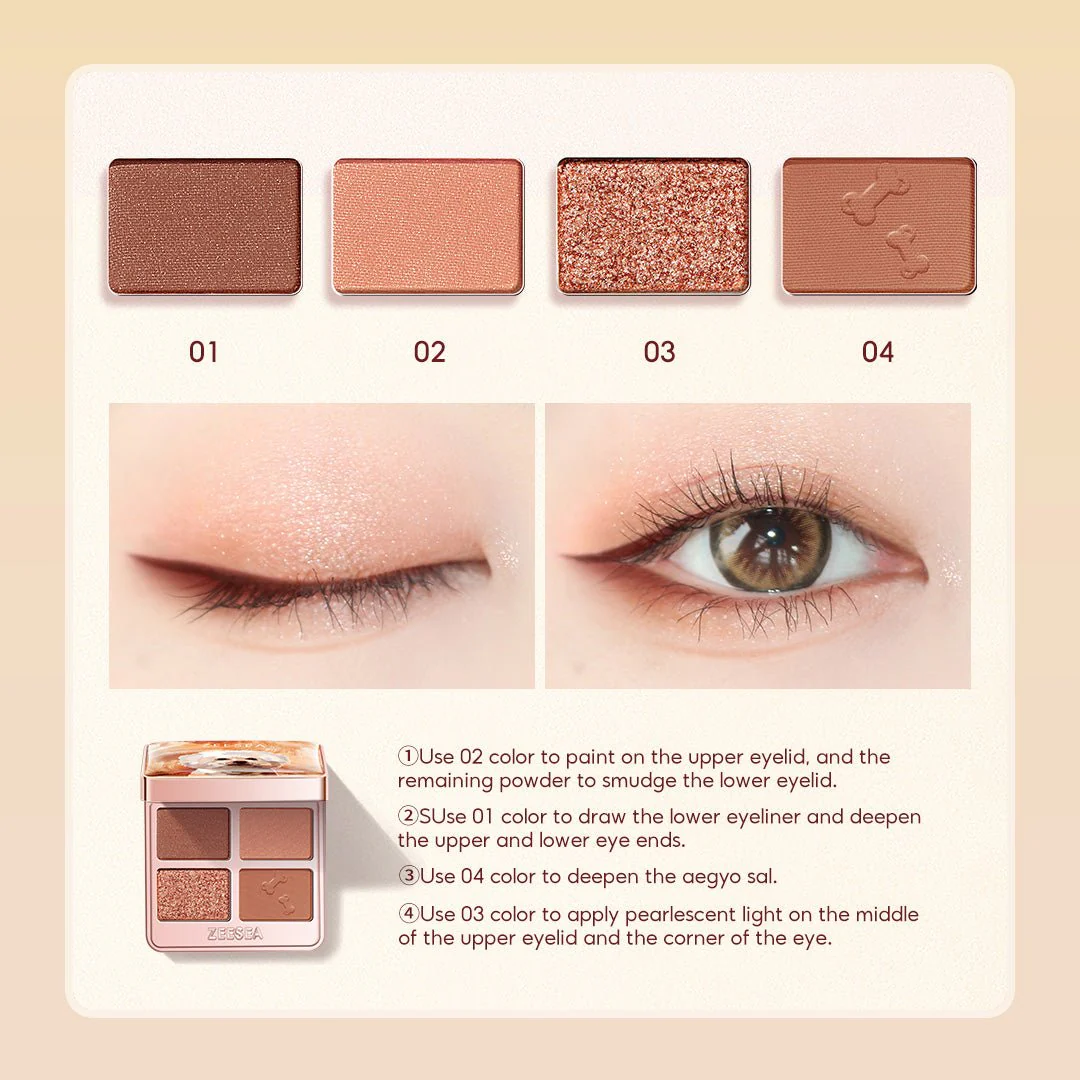 Tipsy Kitty Eyeshadow Quad - Image 23